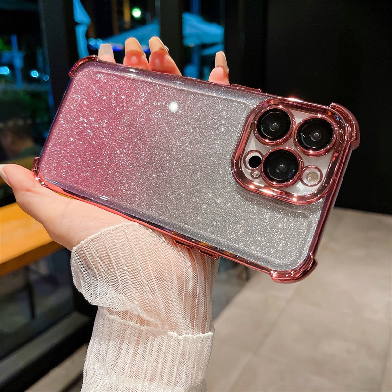 Customized Apple Casual Vertical Name Ultra Transparent Phone Case(2 Free Shipping)
