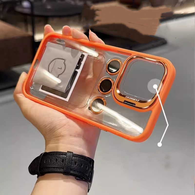 Lens invisible bracket suitable for iPhone14 mobile phone case 16 all-inclusive lens film Apple 13pr transparent protective cover