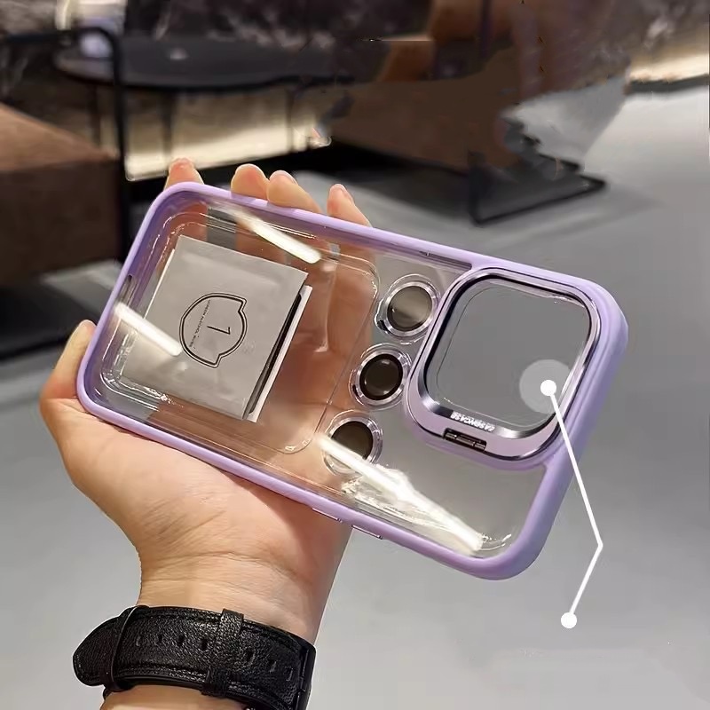 Lens invisible bracket suitable for iPhone14 mobile phone case 16 all-inclusive lens film Apple 13pr transparent protective cover