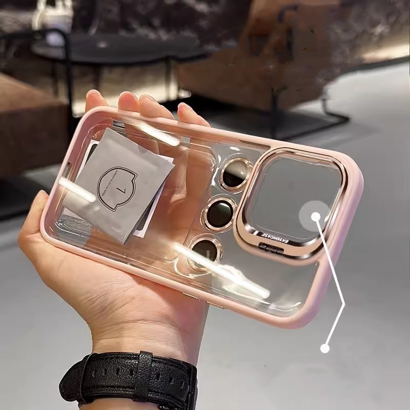 Lens invisible bracket suitable for iPhone14 mobile phone case 16 all-inclusive lens film Apple 13pr transparent protective cover