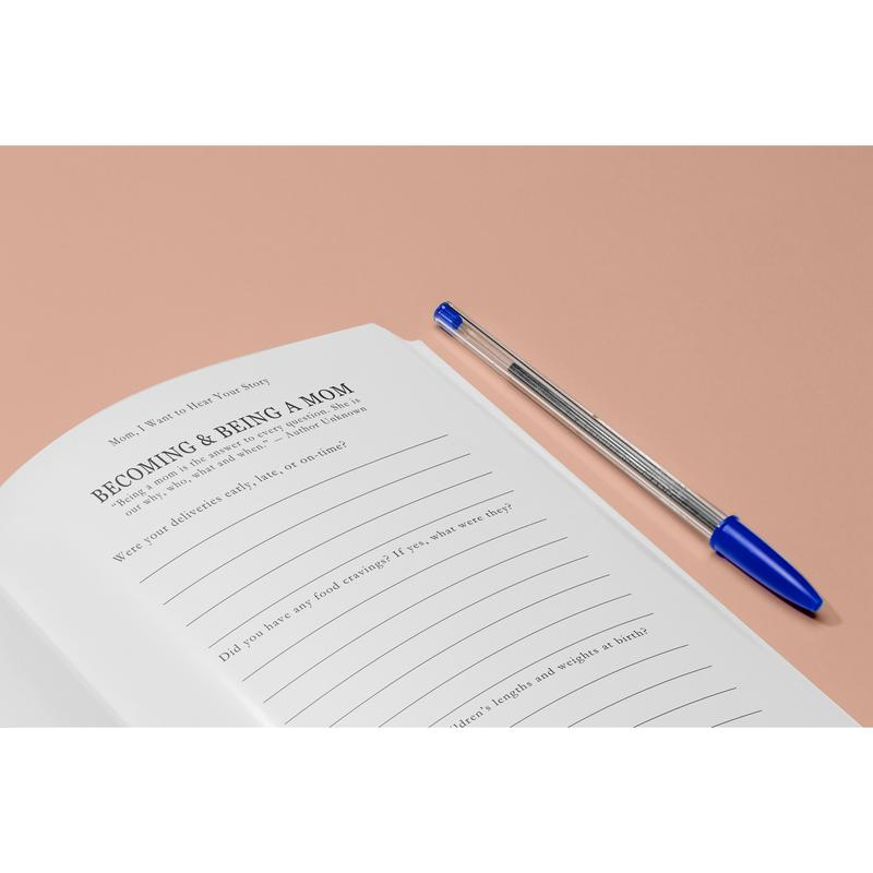 Mom, I Want to Hear Your Story - The Gift Your Mom Will Love! mother story