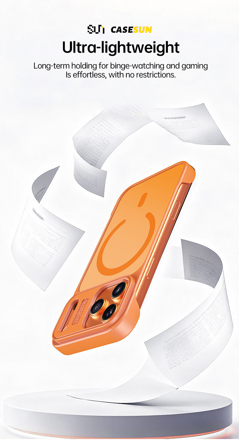 CASESUN iPhone 17 Pro Max ultra lightweight case easy hold long time usage