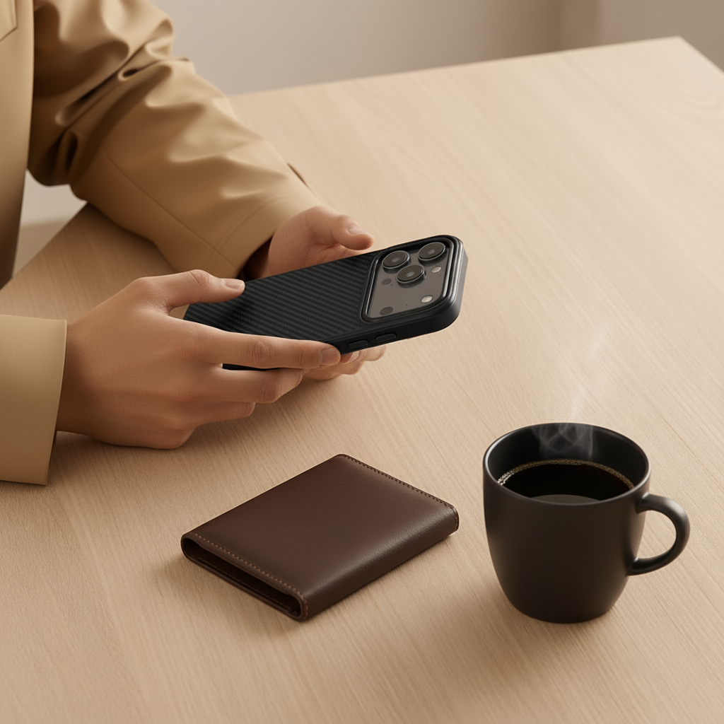 MagSafe Carbon Shield Case For iPhone 17 Series