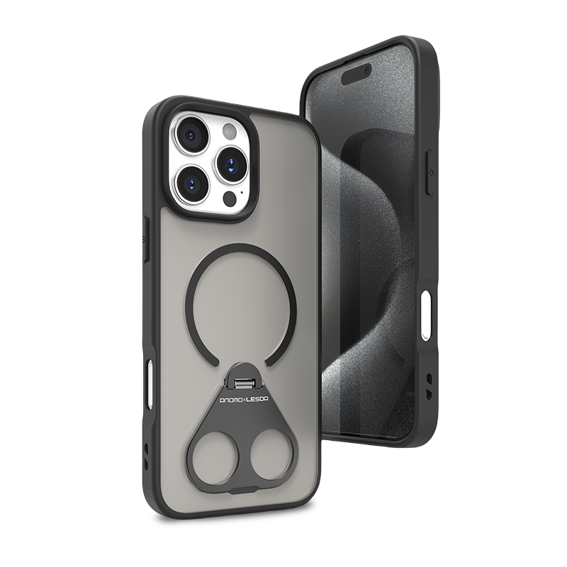 Tri-Ring Magnetic Stand Case For iPhone 17 Pro Max