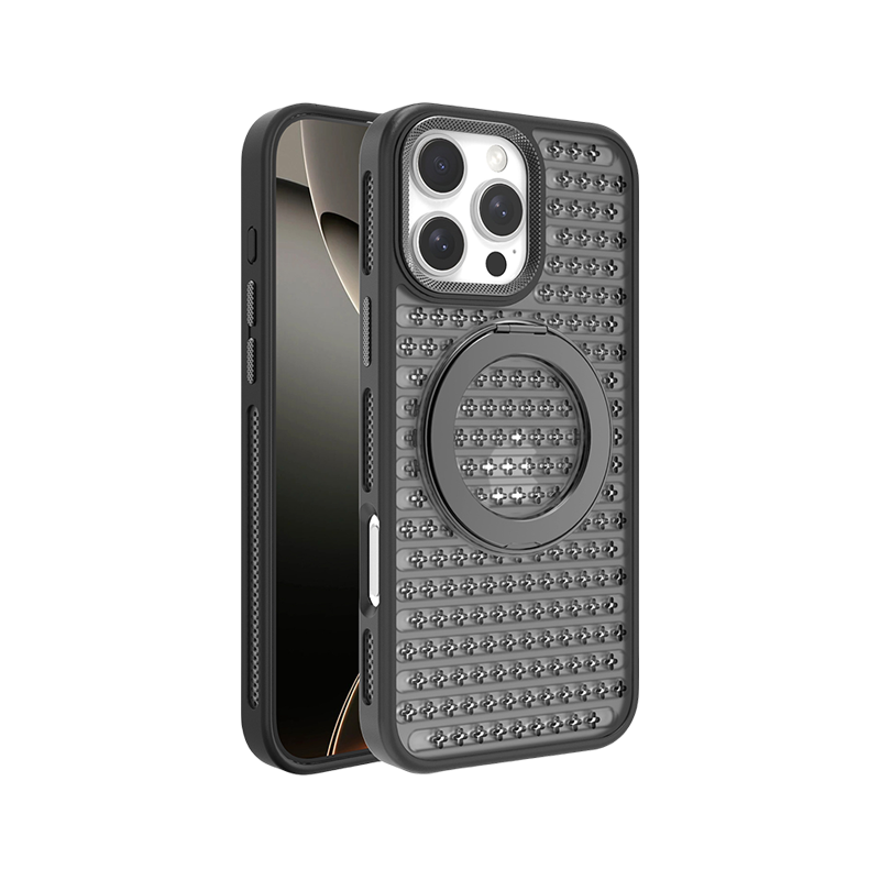 Semi-Transparent Heat-Dissipating Magnetic Case For iPhone 16 Pro Max