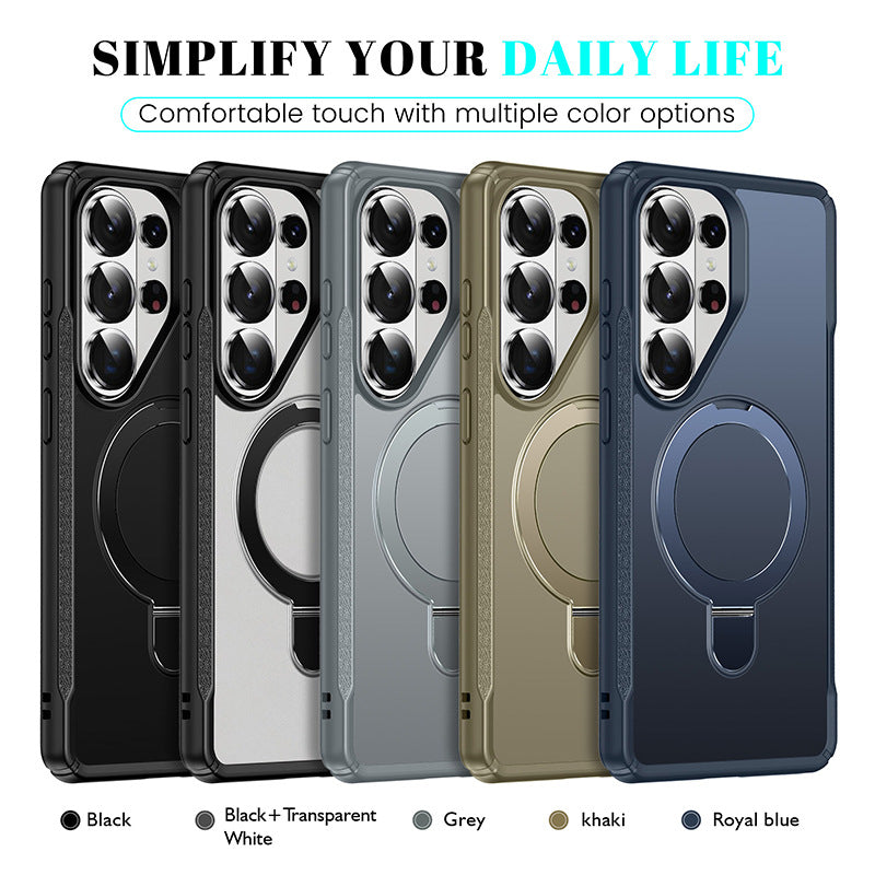Military-Grade Protection Magnetic Kickstand Case For Samsung S26 Ultra