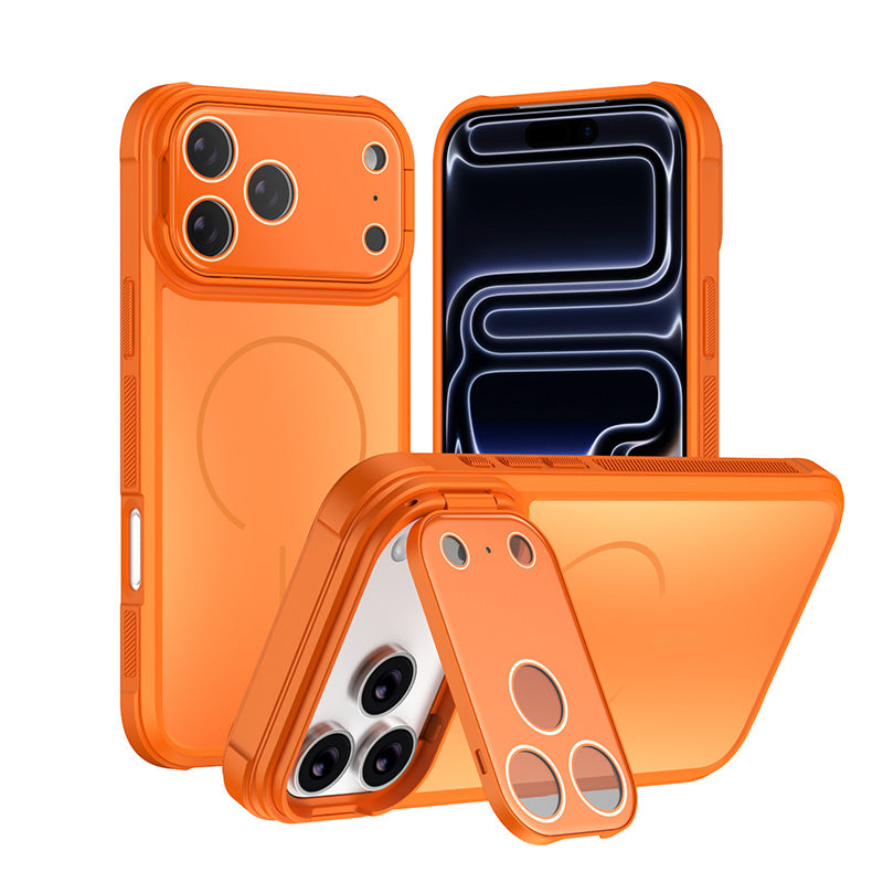 Frosted Large View Window Lens Holder Protective Case