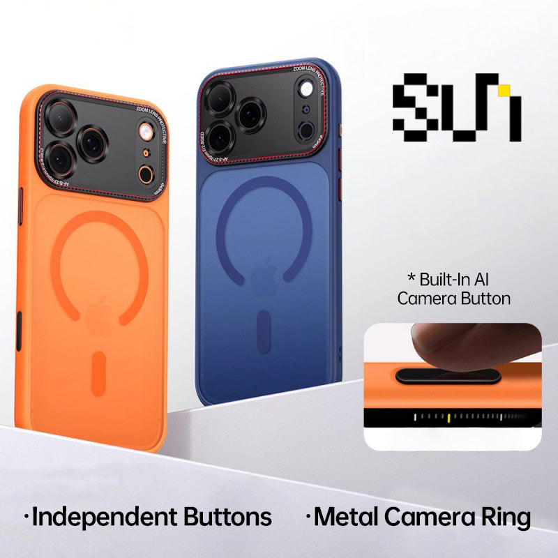 Large-Window Frosted Magnetic Case For iPhone 17 Series