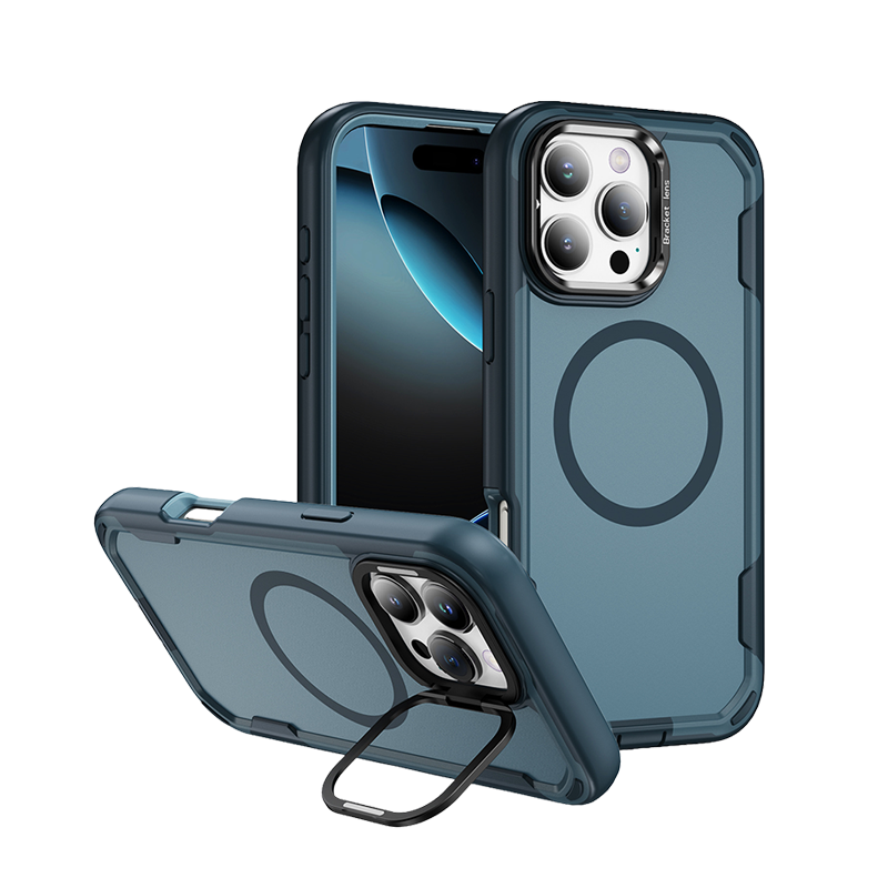 Magnetic Matte Finish 2-in-1 Shockproof Case For iPhone 17 Series