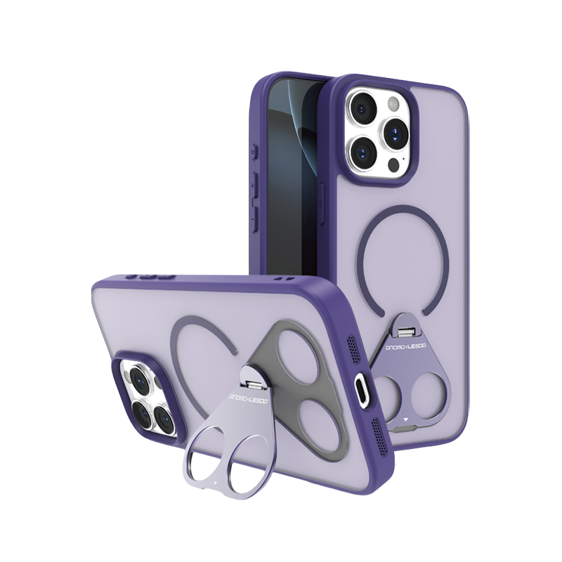 Tri-Ring Magnetic Stand Case For iPhone 17 Pro Max