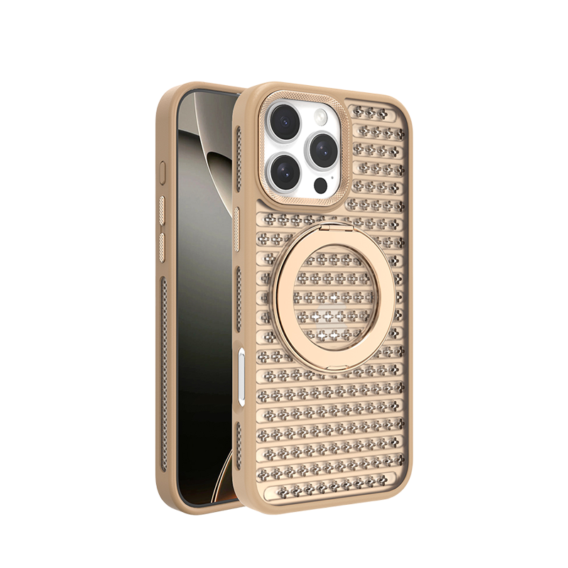 Semi-Transparent Heat-Dissipating Magnetic Case For iPhone 16 Pro Max