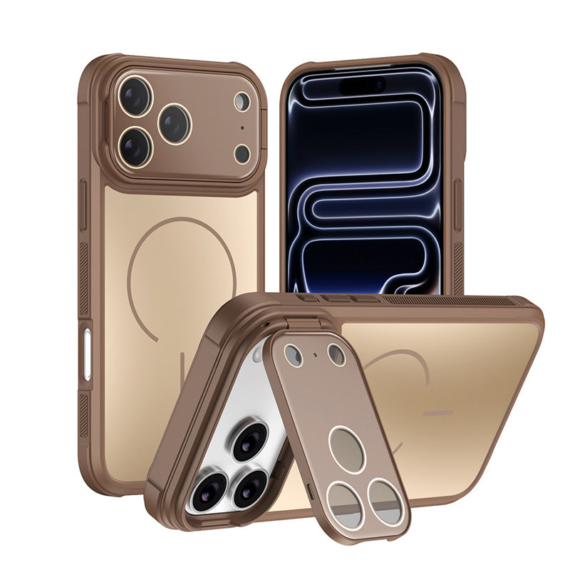 Frosted Large View Window Lens Holder Protective Case