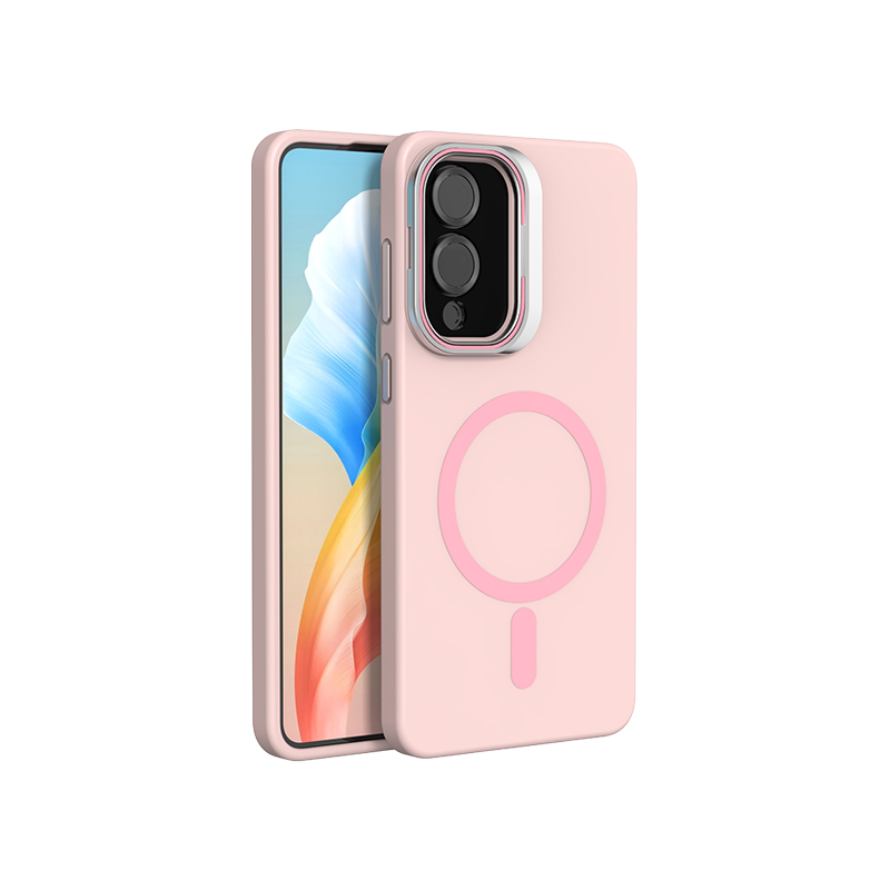 Liquid Silicone Magnetic Kickstand Case For Samsung S25 Series