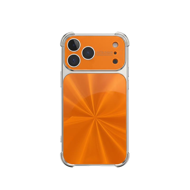 CD-Pattern Electroplated Four-corner Airbag Case for iPhone 17 Pro Max