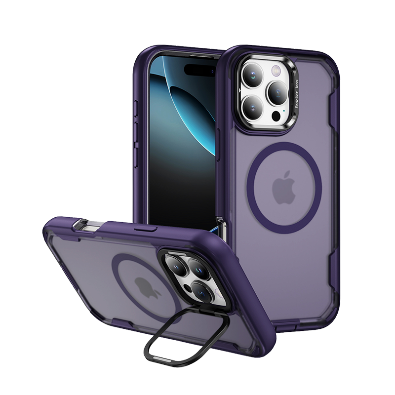 Magnetic Matte Finish 2-in-1 Shockproof Case For iPhone 17 Series