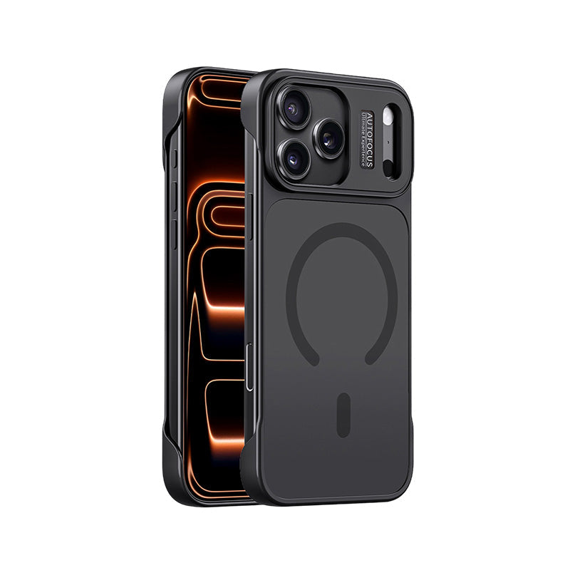 AG Back Panel Semi-Cover Magnetic Case for iPhone 17/16/15 Series