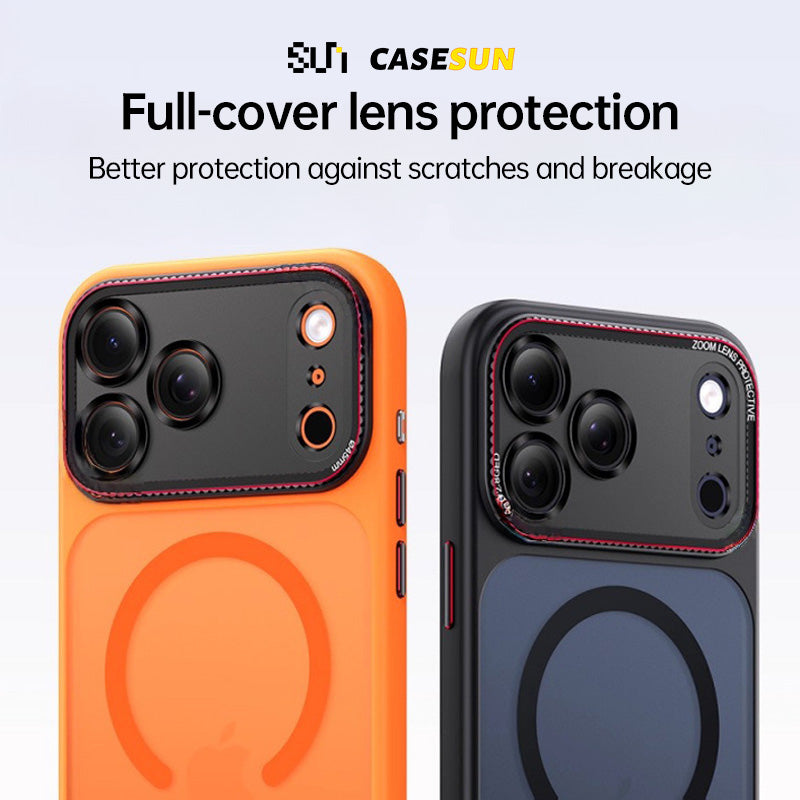 Large-Window Frosted Magnetic Case For iPhone 17 Series