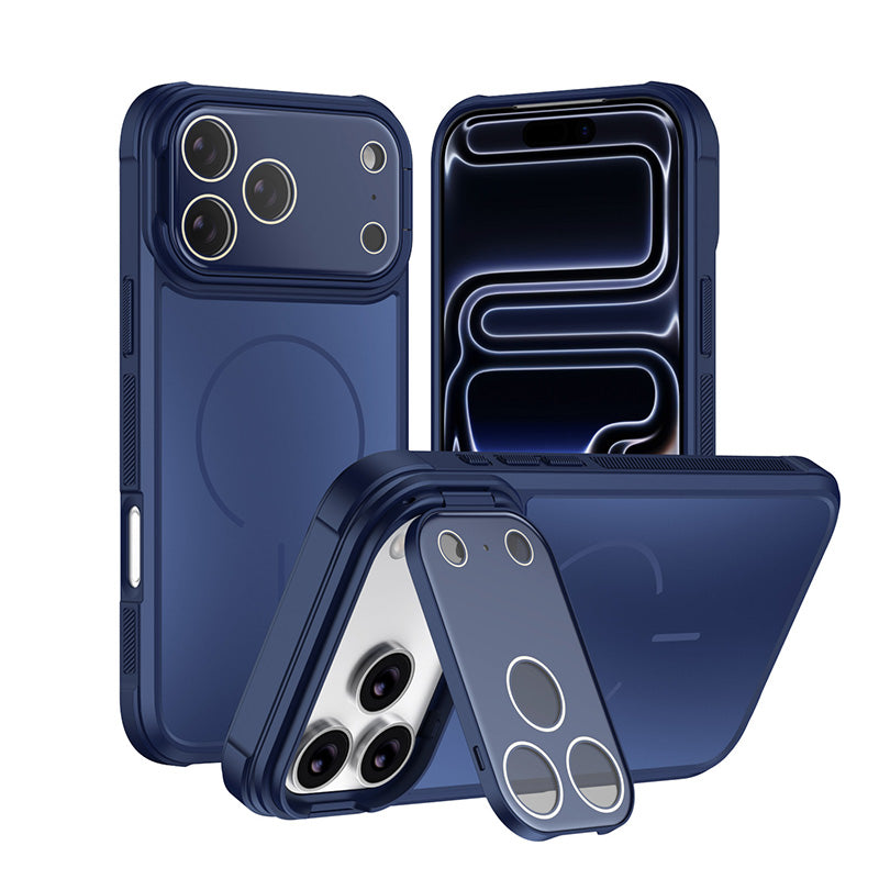 Frosted Large View Window Lens Holder Protective Case