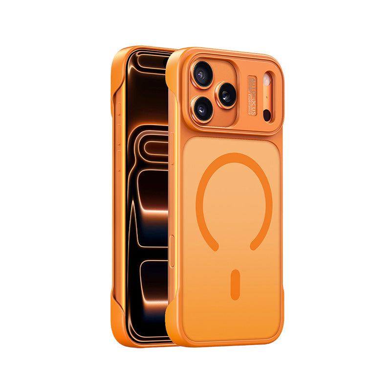 AG Back Panel Semi-Cover Magnetic Case for iPhone 17/16/15 Series