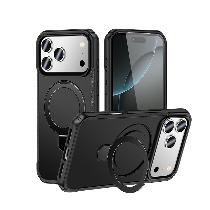 Military-Grade Protection Magnetic Kickstand Case For iPhone 17 Pro Max