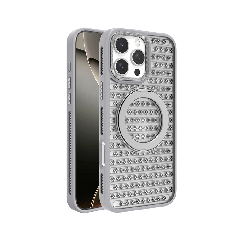 Semi-Transparent Heat-Dissipating Magnetic Case For iPhone 16 Pro Max