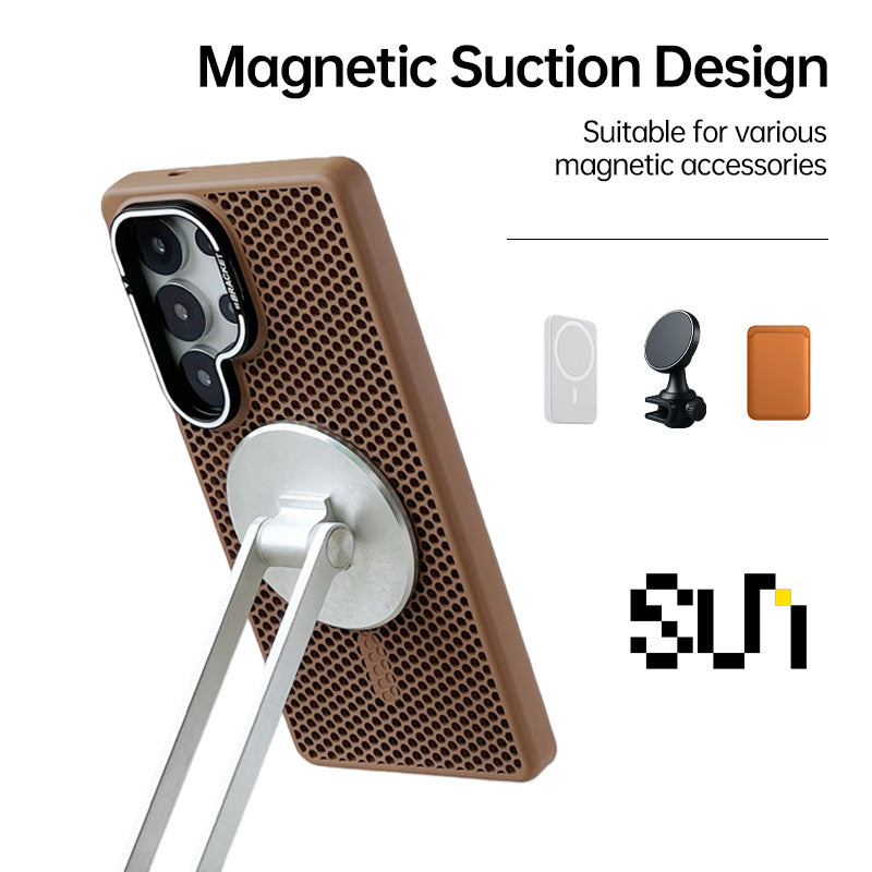 AirFlow Armor Case with MagSafe Stand for Samsung S25/24/23 Series