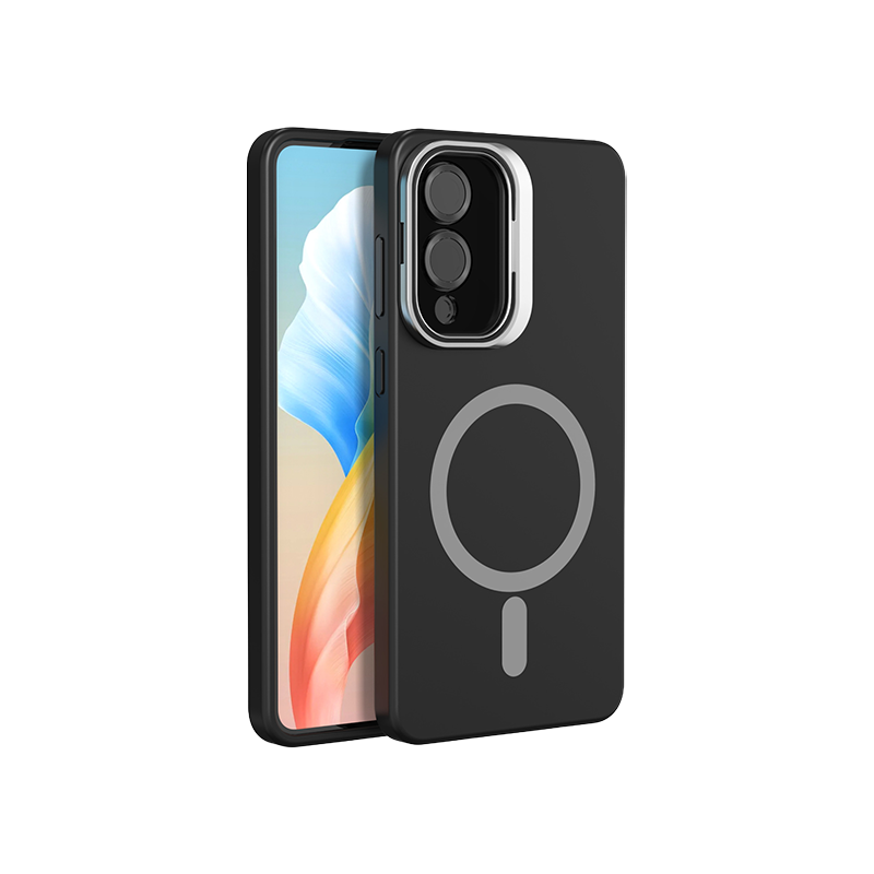 Liquid Silicone Magnetic Kickstand Case For Samsung S25 Series