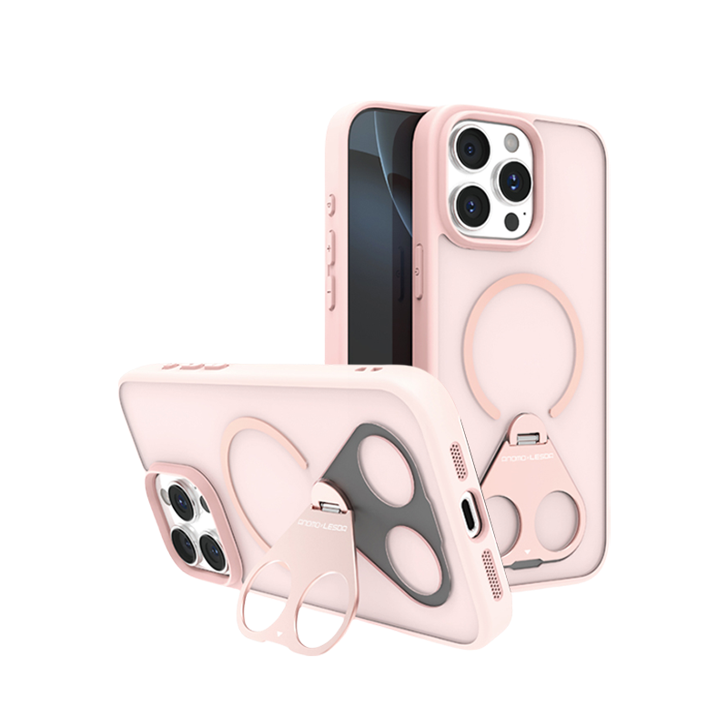 Tri-Ring Magnetic Stand Case For iPhone 17 Pro Max