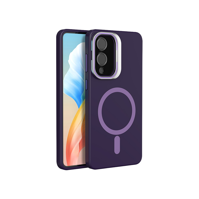 Liquid Silicone Magnetic Kickstand Case For Samsung S25 Series