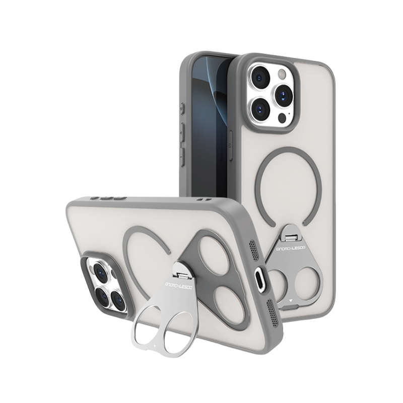 Tri-Ring Magnetic Stand Case For iPhone 17 Pro Max