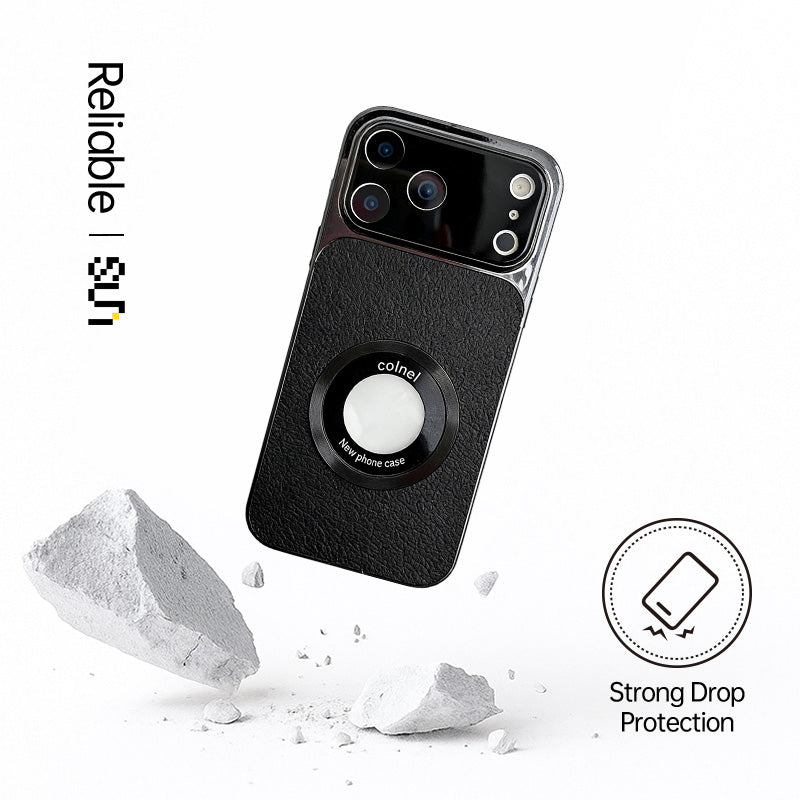  Large-Window Leather MagSafe Case