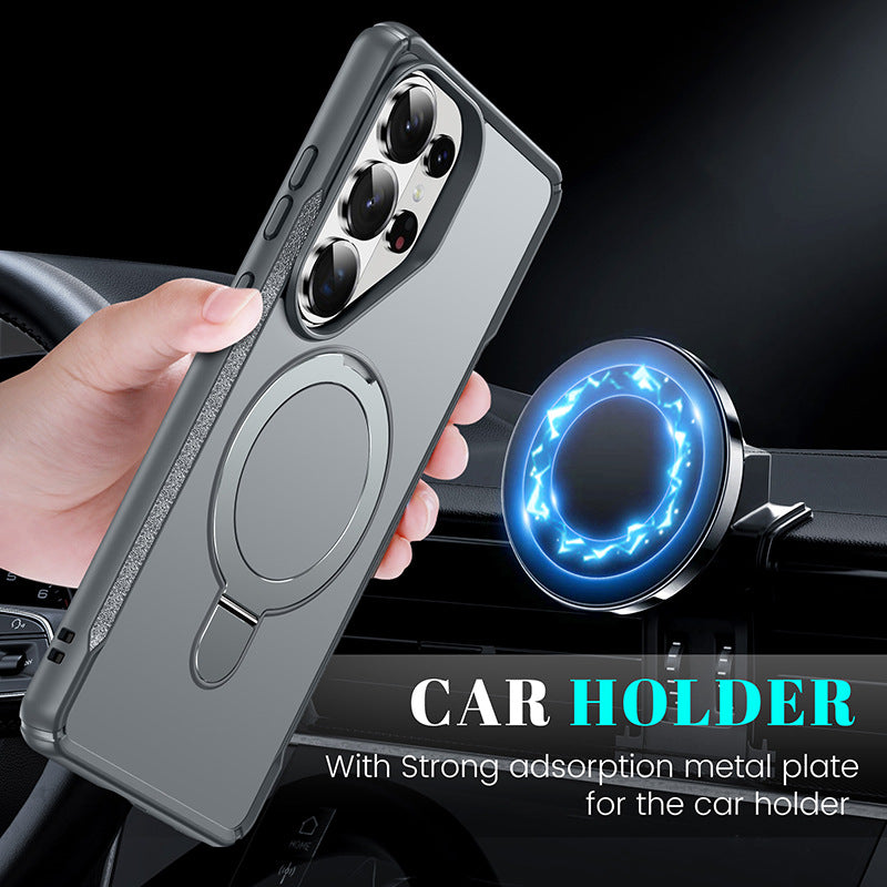 Military-Grade Protection Magnetic Kickstand Case For Samsung S26 Ultra