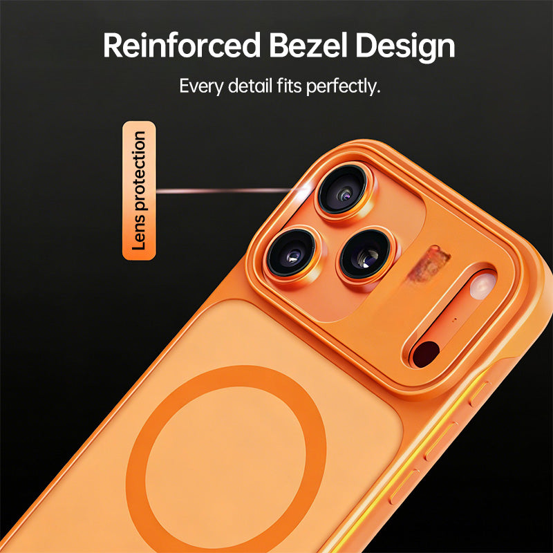 AG Back Panel Semi-Cover Magnetic Case for iPhone 17/16/15 Series