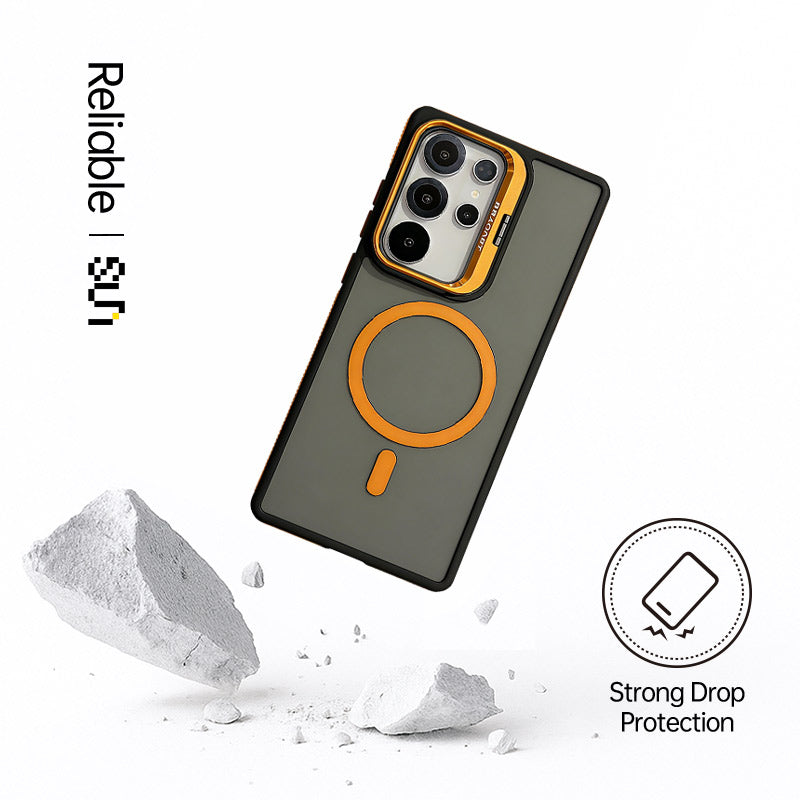 Magnetic Camera Ring Stand Case for Samsung S26/S25/S24 Series