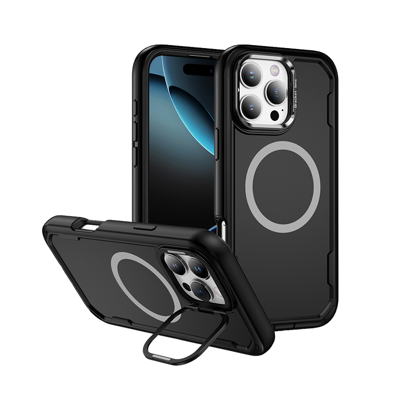 Magnetic Matte Finish 2-in-1 Shockproof Case For iPhone 17 Series