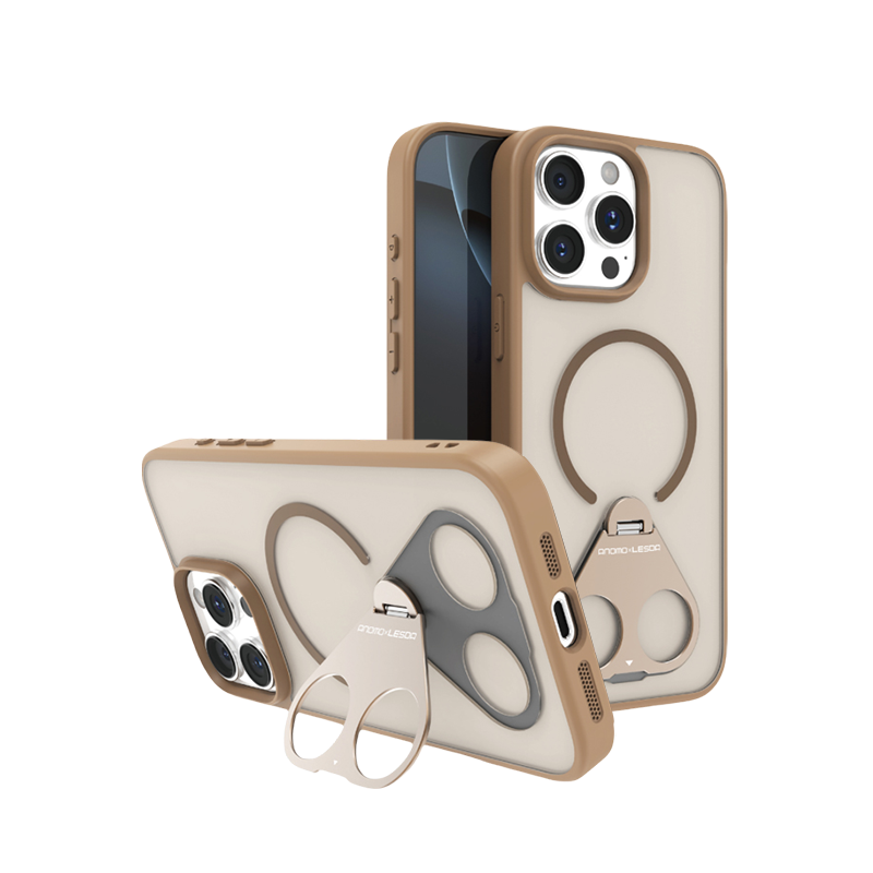 Tri-Ring Magnetic Stand Case For iPhone 17 Pro Max