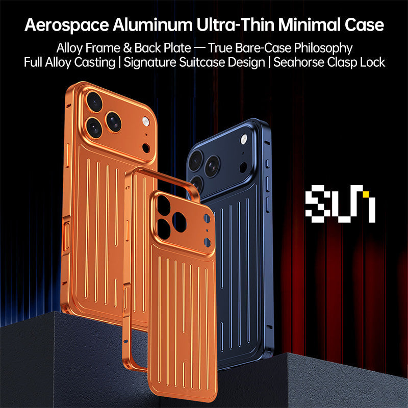 Ultra-Thin Minimalist Aluminum Alloy Luggage-Style Case