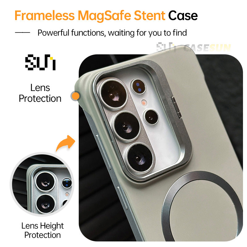 Ultra-Thin Frameless MagSafe Case for Samsung S26 Ultra