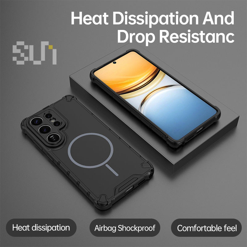 Four-Corner Shock-Resistant Magnetic Case for Samsung S26 Ultra