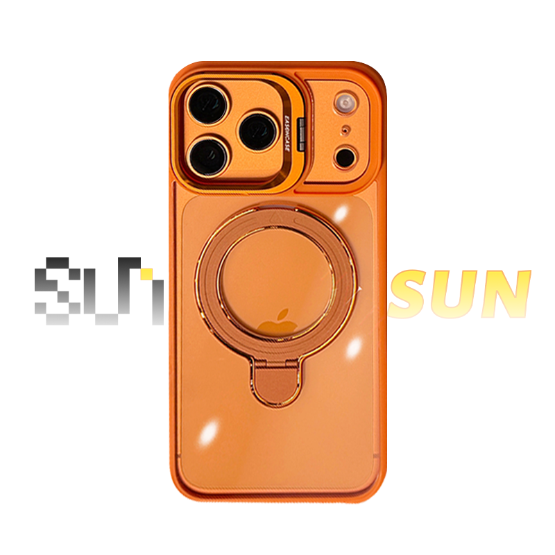 Magnetic Dual Stand Clear Case For iPhone 17/16/15/14 Series