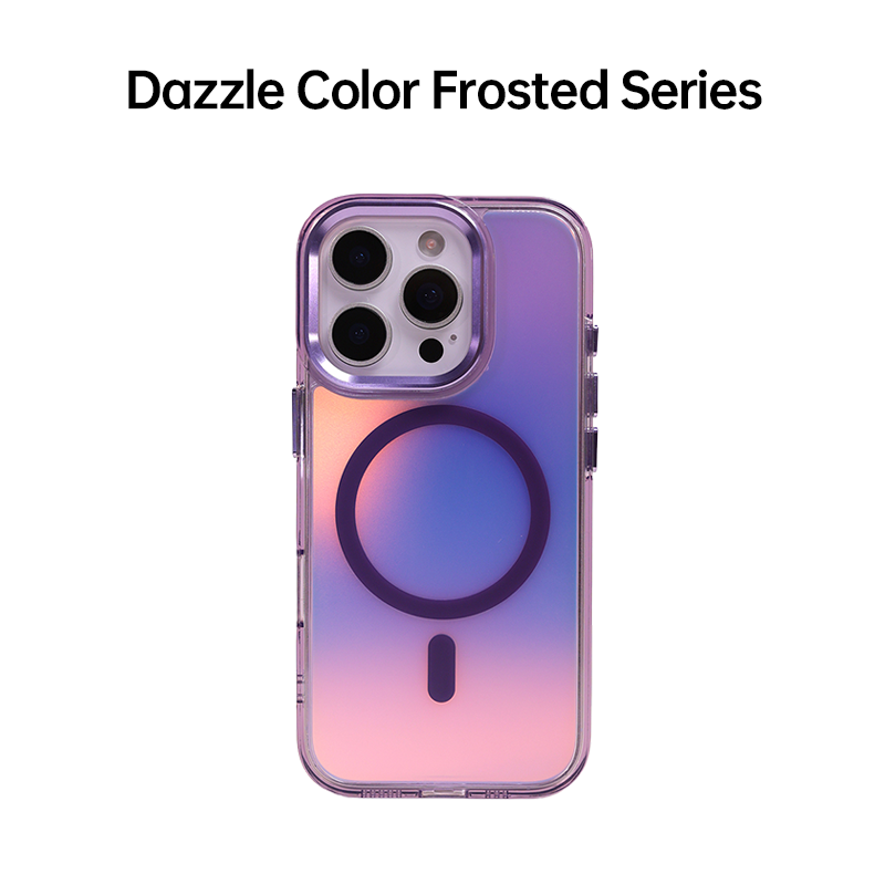 Colorful Magnetic Phone Case With Lanyard For iPhone 17 Pro Max