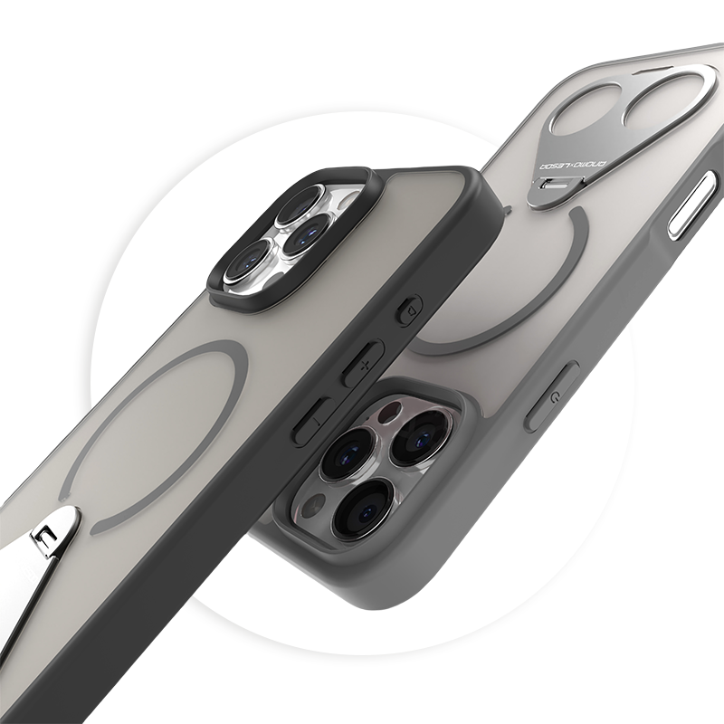 Tri-Ring Magnetic Stand Case For iPhone 17 Pro Max