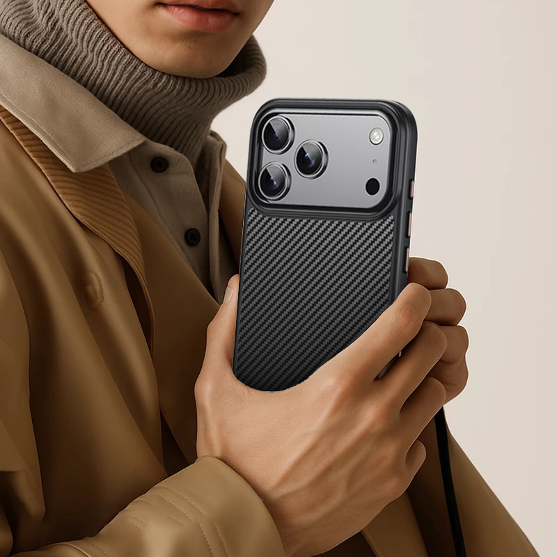 MagSafe Carbon Shield Case For iPhone 17 Series