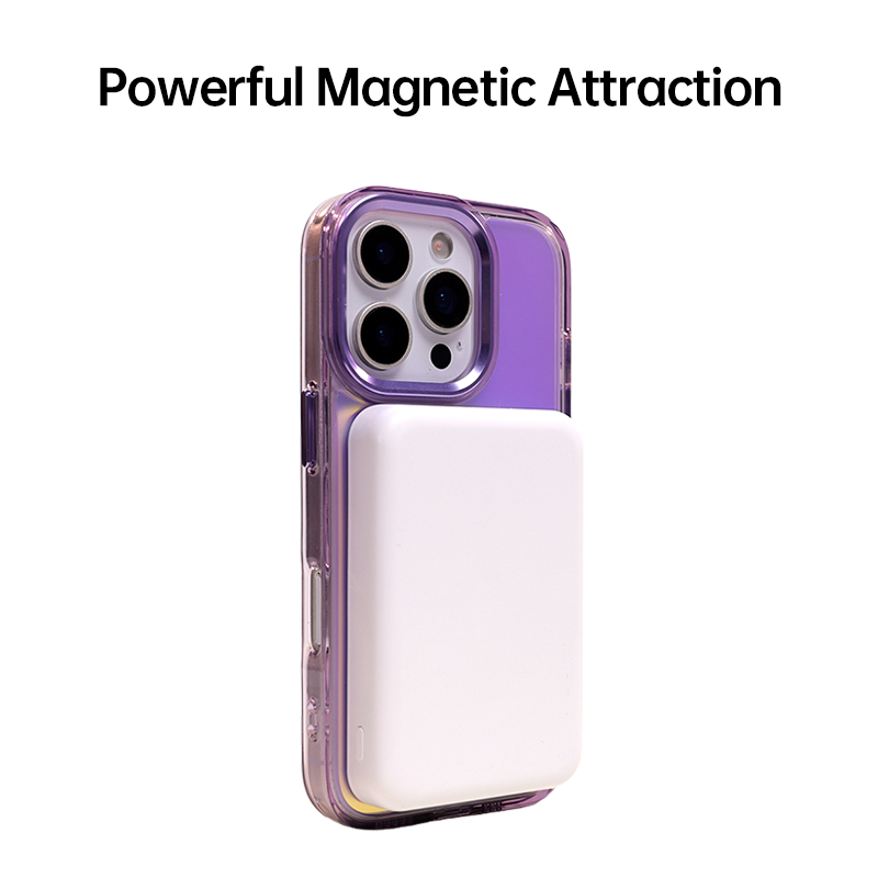 Colorful Magnetic Phone Case With Lanyard For iPhone 17 Pro Max