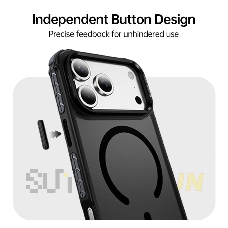  Skin-Feel Magnetic Kickstand Case for iPhone 17/16/15 Series