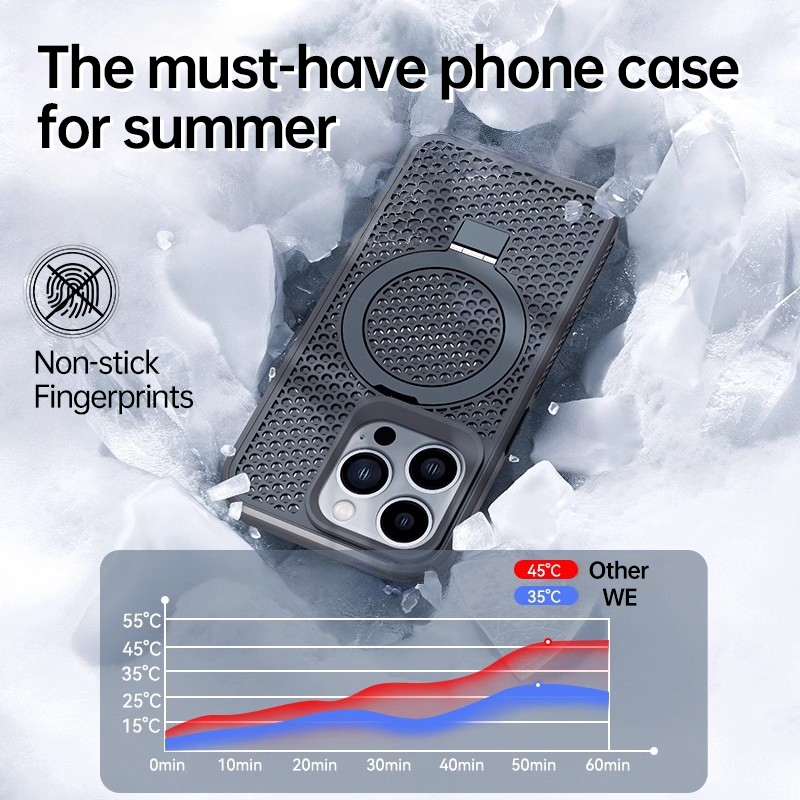 AeroGuard Magnetic Holder Case For iPhone 17 Series