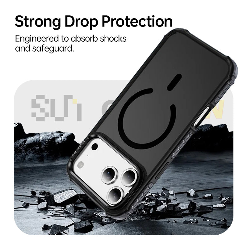  Skin-Feel Magnetic Kickstand Case for iPhone 17/16/15 Series