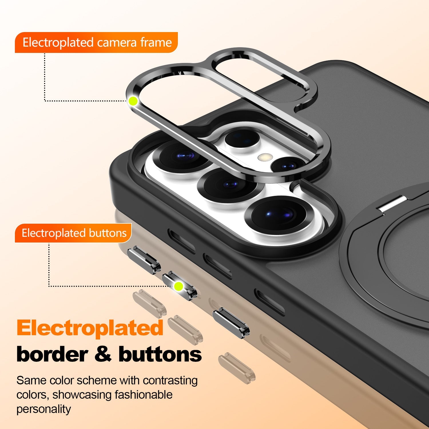 Phantom 360° Magnetic Stand Case for Samsung S26 Ultra