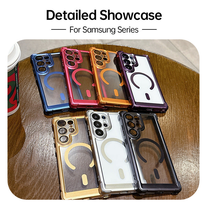 CaseSun Electroplated Matte Magnetic Case for Samsung S26/S25/S24 Series