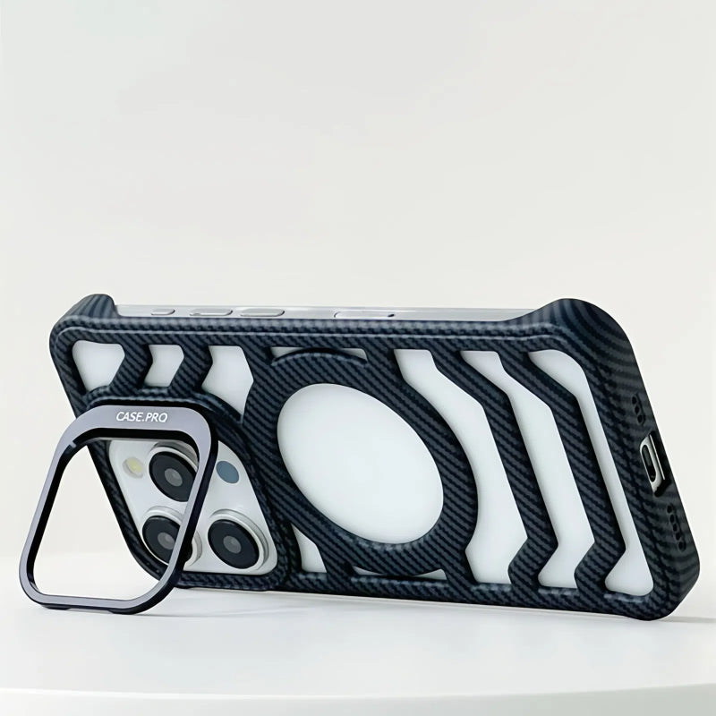 Carbon Texture Ultra-Light Frameless MagSafe Case for iPhone 17 Pro Max